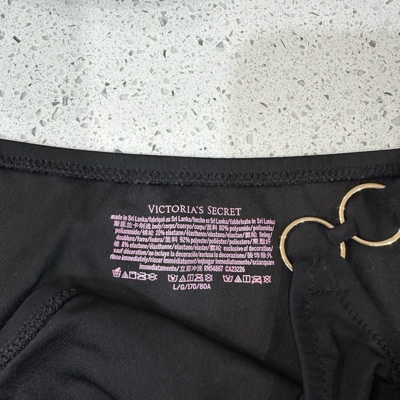 Victoria’s Secret chain bikini set 34D/large excellent Black Women's Swimwear - Picture 4 of 6